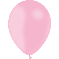 BALLON STD LATEX 10"25CM ROSE BONBON X100