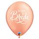 BALLON LATEX ROSE GOLD TEAM BRIDE X6