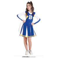 COSTUME CHEERLEADER BLEU ADO T.14-16 ANS