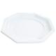 50 ASSIETTE OCTOGONALE BLANC 18.5CM