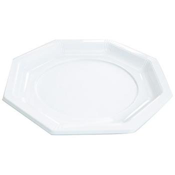 50 ASSIETTE OCTOGONALE BLANC 18.5CM