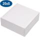 BOITE A GATEAU 20X8CM BLANC X1