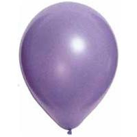 10 BALLONS METAL LILAS