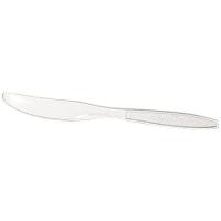 Couteau Plastique luxe 19 cm transparent (x100)