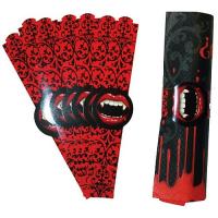 ROND DE SERVIETTE VAMPIRE SANG X8