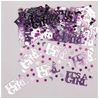 CONFETTIS BABY SHOWER FILLE 14GR