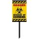 PANNEAU DANGER ZOMBIE