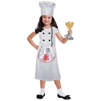 DEGUISEMENT CUISINIERE 3/6ANS ACCESSOIRES INCLUS
