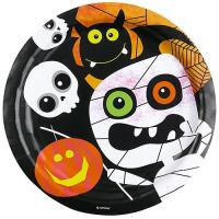 ASSIETTE HALLOWEEN ENFANT 23CM X8