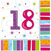 SERVIETTE ANNIVERSAIRE