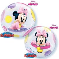 BALLON BUBBLE DISNEY BABY MINNIE 22" 56cm