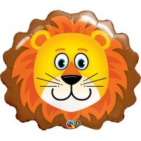 BALLON ALU FORME LION 29/30" 76cm