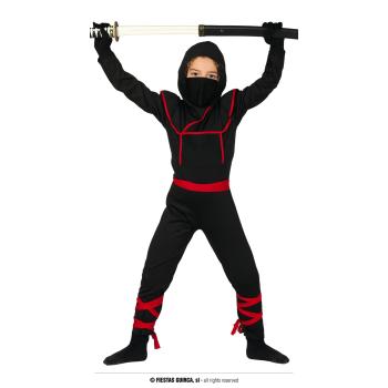 COSTUME NINJA NOIR T.7-9 ANS