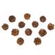 12 MINIS POMMES DE PIN PAILLETTES CHOCOLAT 2,5CM