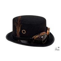 CHAPEAU STEAMPUNK NOIR