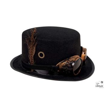 CHAPEAU STEAMPUNK NOIR