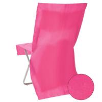 HOUSSE DE CHAISE SANS NOEUD X6 FUSHIA