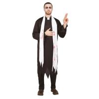 COSTUME PRETRE ENSANGLANTE ADULTE T.L/XL
