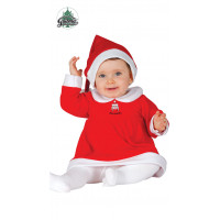 COSTUME MERE NOEL BABY 12-18 MOIS