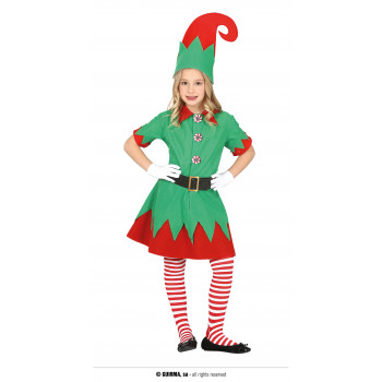 COSTUME LUTIN FILLE 3-4 ANS