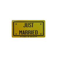 CUTOUT 22X42CM JUST MARRIED/VLM