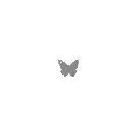 MARQUE PLACE PAPILLON X10 GRIS