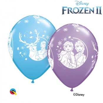 BALLON LATEX FROZEN II 11"28CM X6